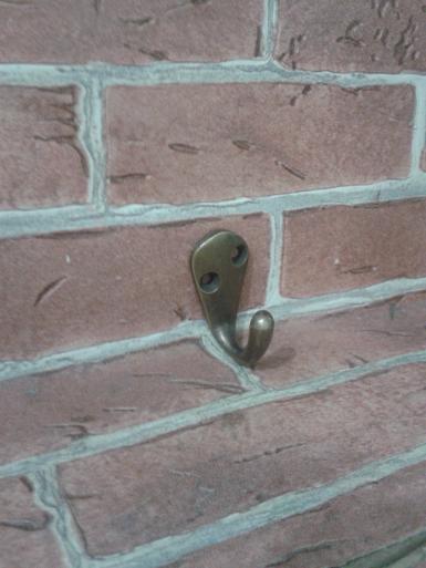 Brass Hook Item code U.067 size long 36 mm. wide 19 mm.