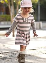 Dress ชมพู - เทา
