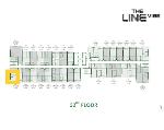 ขายดาวน์ The Line Vibe  แบบ 2 ห้องนอน (2B-1)ขนาด 59 ตรม.ชั้น 32 ท
