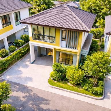 บ้านเดี่ยวให้เช่า 2 ชั้น ถูกที่สุดใน ซาฟารี รร. สาธิตพัฒนา 500 ม