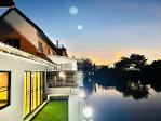 ขายบ้านเดี่ยว สไตล์รีสอร์ต ริมน้ำ 70 ตรว.ม.มณียา เลียบด่วนรามอินท