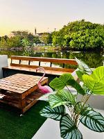 ขายบ้านเดี่ยว สไตล์รีสอร์ต ริมน้ำ 70 ตรว.ม.มณียา เลียบด่วนรามอินท