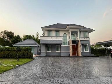 ให้เช่า ขายบ้านหรู 2 ชั้น 400 ตรว. บ้านสวนเนรมิตร วัชรพล เพิ่มสิ