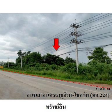 ขายที่ดินว่างเปล่า ต.โชคชัย อำเภอ โชคชัย จังหวัด นครราชสีมา