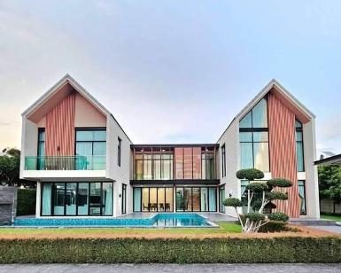 ขายบ้านหรู 2 ชั้น พร้อมสระว่ายน้ำ รามอินทรา117 ใกล้แฟชั่นไอร์แลน