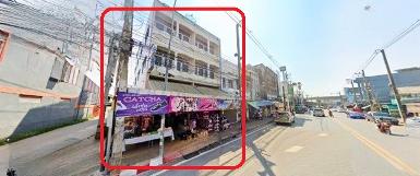สีคิ้ว 330 ม. 2 คูหา หัวมุม Lotus BigC ติดถนนใหญ่ ตลาดถนนคนเดินไน