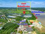 ขายที่ดินติดแม่น้ำบางปะกง 59 ไร่ ตรงข้ามท่าเรือบ้านโพธิ์ จ.ฉะเชิง