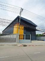 P2004 ให้เช่าโกดัง พร้อมสำนักงาน  ติดถนนใหญ่ ย่านวัชรพล ถนนรามอิน